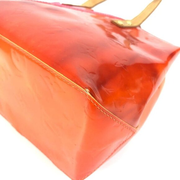 LOUIS VUITTON M91905 Lead PM Tote Bag Hand Bag Monogram Vernis - Picture 6 of 16